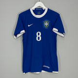 Shop 2006/07 BRAZIL KAKA #8 AWAY SHIRT (S) NIKE, classic football shirts, vintage football shirts & retro soccer jerseys at Cult Kits