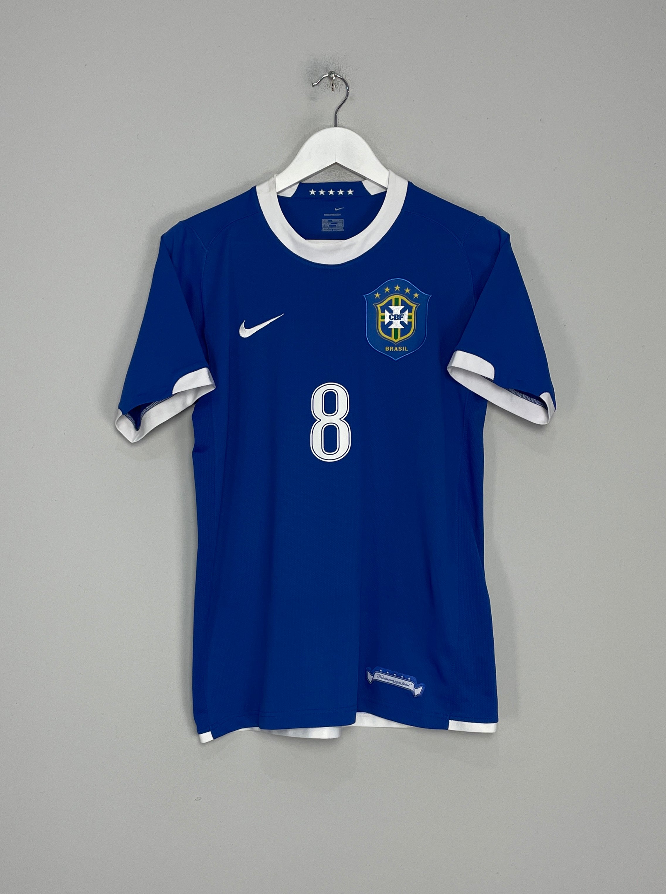 Shop 2006/07 BRAZIL KAKA #8 AWAY SHIRT (S) NIKE, classic football shirts, vintage football shirts & retro soccer jerseys at Cult Kits