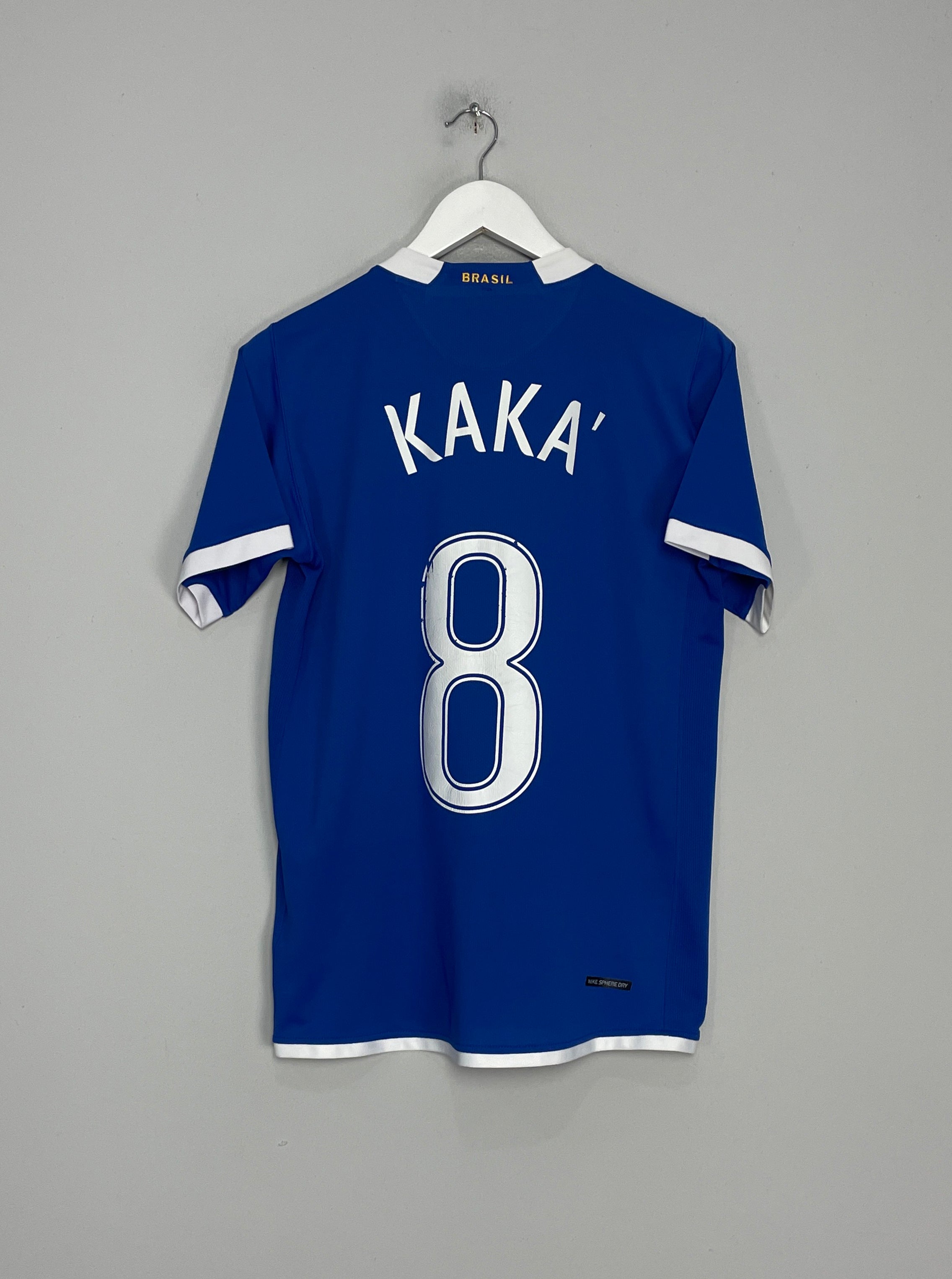 Shop 2006/07 BRAZIL KAKA #8 AWAY SHIRT (S) NIKE, classic football shirts, vintage football shirts & retro soccer jerseys at Cult Kits