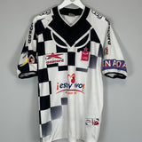 Shop 2000/01 TECOS FC #8 AWAY SHIRT (L) EESCORD, classic football shirts, vintage football shirts & retro soccer jerseys at Cult Kits