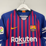 Shop 2018/19 BARCELONA MESSI #10 HOME SHIRT (L) NIKE, classic football shirts, vintage football shirts & retro soccer jerseys at Cult Kits