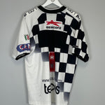 Shop 2000/01 TECOS FC #8 AWAY SHIRT (L) EESCORD, classic football shirts, vintage football shirts & retro soccer jerseys at Cult Kits