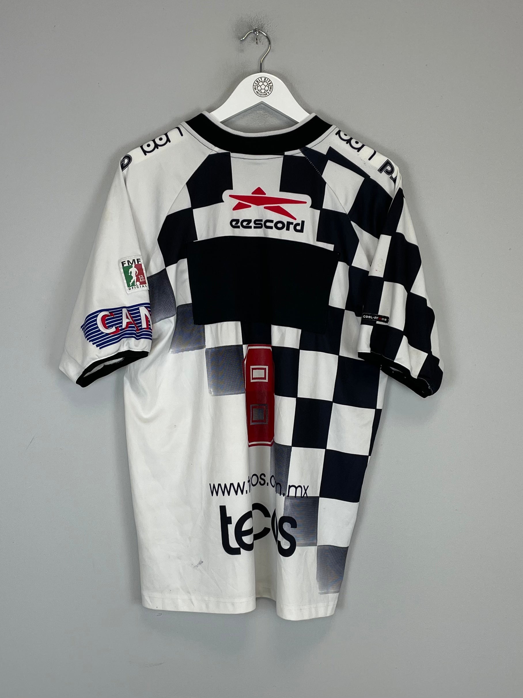 Shop 2000/01 TECOS FC #8 AWAY SHIRT (L) EESCORD, classic football shirts, vintage football shirts & retro soccer jerseys at Cult Kits