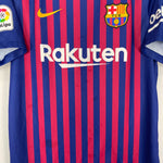 Shop 2018/19 BARCELONA MESSI #10 HOME SHIRT (L) NIKE, classic football shirts, vintage football shirts & retro soccer jerseys at Cult Kits