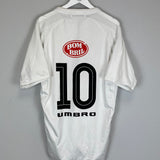 2003 SANTOS #10 HOME SHIRT (XL) UMBRO