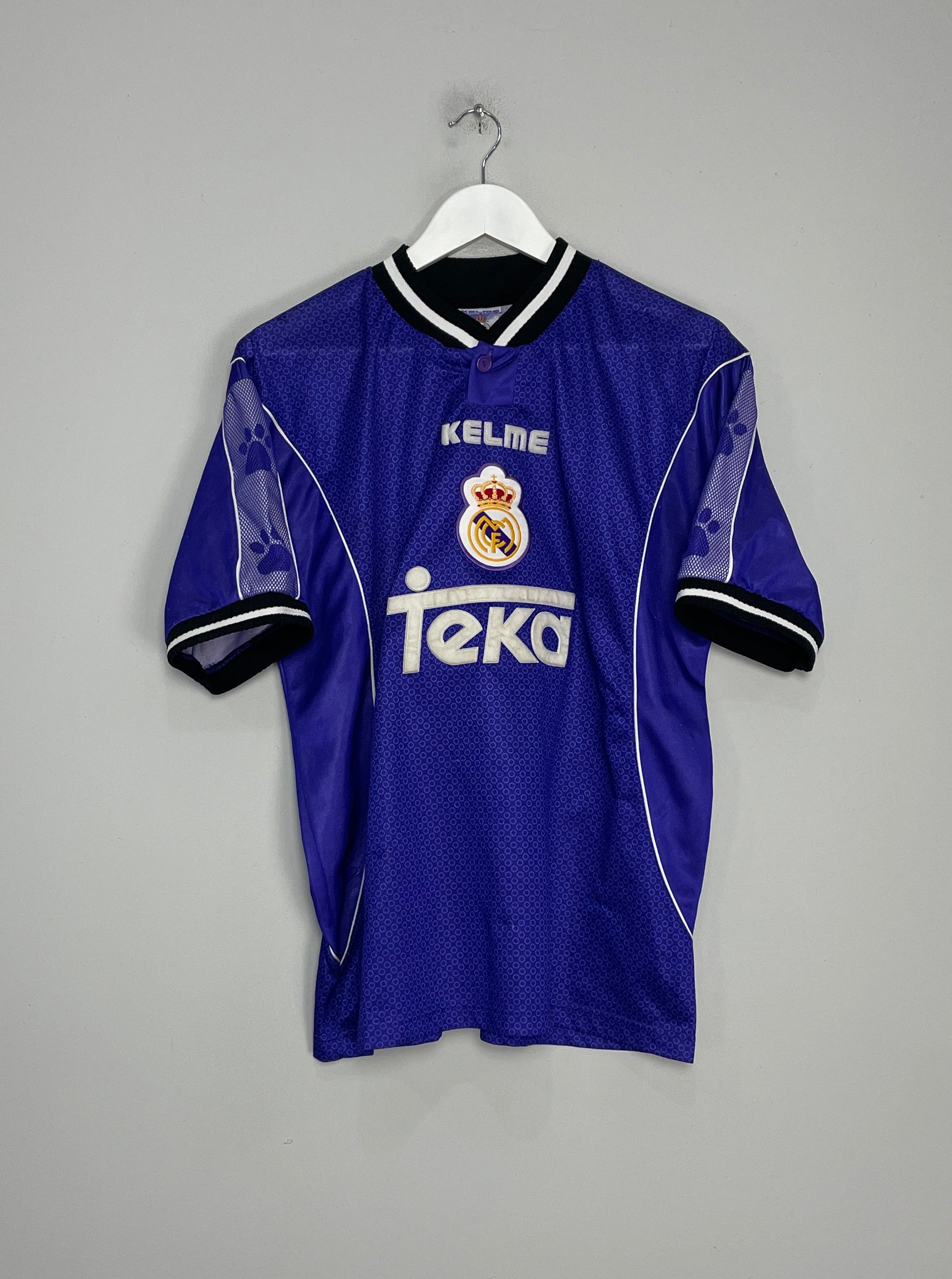 Shop 1997/98 REAL MADRID AWAY SHIRT (S) KELME, classic football shirts, vintage football shirts & retro soccer jerseys at Cult Kits