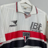 Shop 1992 SAO PAULO HOME SHIRT (L) PENALTY, classic football shirts, vintage football shirts & retro soccer jerseys at Cult Kits