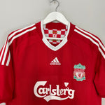 Shop 2008/10 LIVERPOOL GERRARD #8 HOME SHIRT (M) ADIDAS, classic football shirts, vintage football shirts & retro soccer jerseys at Cult Kits