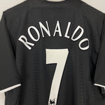 Shop 2003/05 MANCHESTER UNITED RONALDO #7 AWAY SHIRT (L) NIKE, classic football shirts, vintage football shirts & retro soccer jerseys at Cult Kits