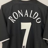 Shop 2003/05 MANCHESTER UNITED RONALDO #7 AWAY SHIRT (L) NIKE, classic football shirts, vintage football shirts & retro soccer jerseys at Cult Kits