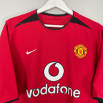 Shop 2002/04 MANCHESTER UNITED RONALDO #7 HOME SHIRT (XL) NIKE, classic football shirts, vintage football shirts & retro soccer jerseys at Cult Kits