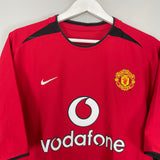Shop 2002/04 MANCHESTER UNITED RONALDO #7 HOME SHIRT (XL) NIKE, classic football shirts, vintage football shirts & retro soccer jerseys at Cult Kits