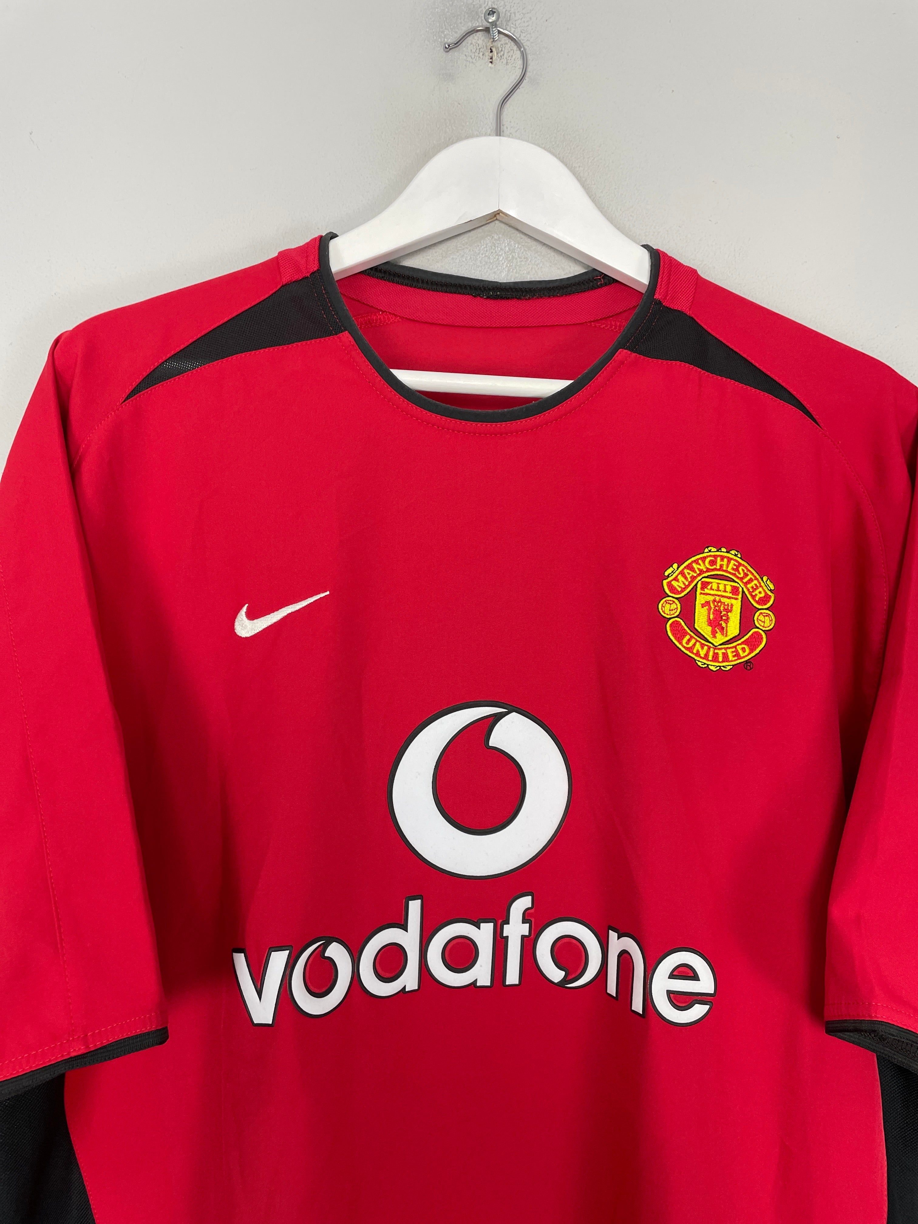 Shop 2002/04 MANCHESTER UNITED RONALDO #7 HOME SHIRT (XL) NIKE, classic football shirts, vintage football shirts & retro soccer jerseys at Cult Kits