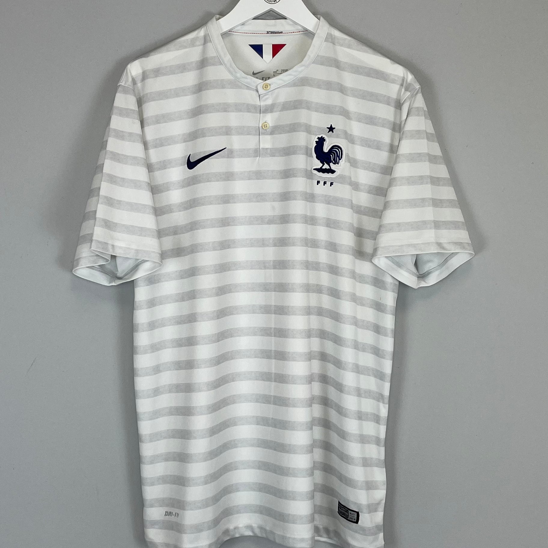 Shop 2014/15 FRANCE AWAY SHIRT (XL) NIKE, classic football shirts, vintage football shirts & retro soccer jerseys at Cult Kits