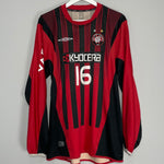 2005 ATHLETICO PARANAENSE #16 L/S HOME SHIRT (XXL) UMBRO