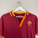 Shop 2013/14 ROMA TOTTI #10 HOME SHIRT (M) OM, classic football shirts, vintage football shirts & retro soccer jerseys at Cult Kits