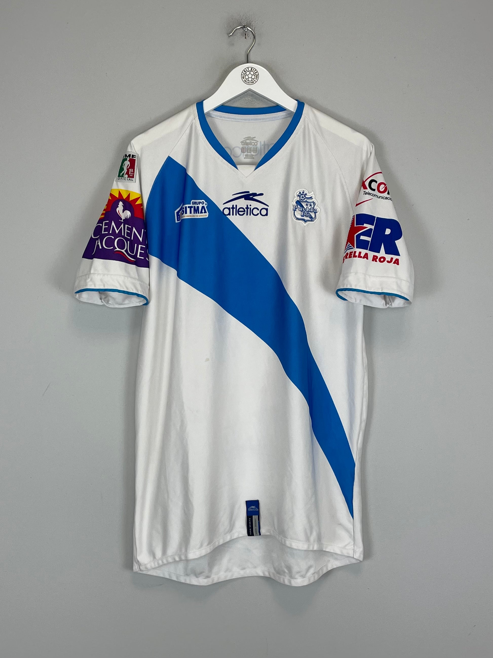Shop 2007/08 PUEBLA #2 HOME SHIRT (L) ATLETICA, classic football shirts, vintage football shirts & retro soccer jerseys at Cult Kits