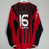 2005 ATHLETICO PARANAENSE #16 L/S HOME SHIRT (XXL) UMBRO