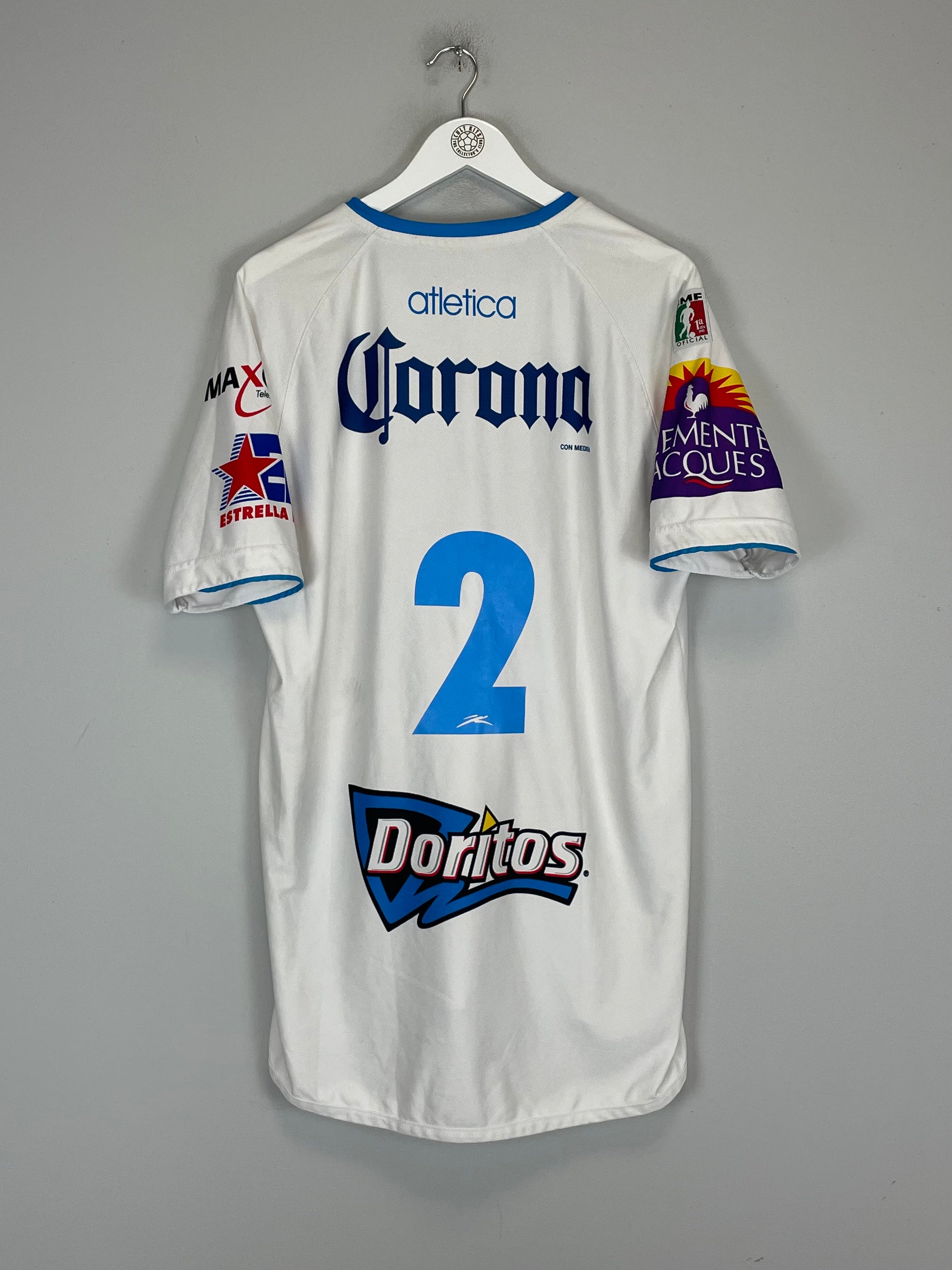 Shop 2007/08 PUEBLA #2 HOME SHIRT (L) ATLETICA, classic football shirts, vintage football shirts & retro soccer jerseys at Cult Kits