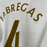 Shop 2007/08 ARSENAL FABREGAS #4 AWAY SHIRT (XL) NIKE, classic football shirts, vintage football shirts & retro soccer jerseys at Cult Kits