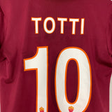 Shop 2013/14 ROMA TOTTI #10 HOME SHIRT (M) OM, classic football shirts, vintage football shirts & retro soccer jerseys at Cult Kits