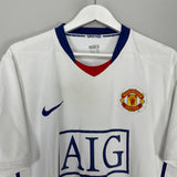 Shop 2008/09 MANCHESTER UNITED RONALDO #7 AWAY SHIRT (XL) NIKE, classic football shirts, vintage football shirts & retro soccer jerseys at Cult Kits