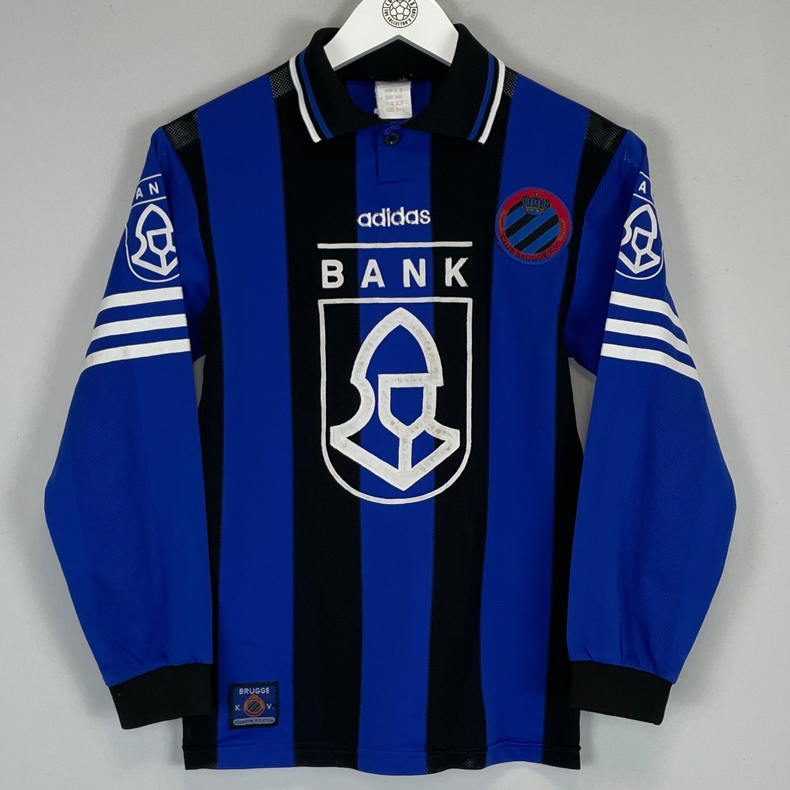 Shop 1996/97 CLUB BRUGGE L/S HOME SHIRT (L.BOYS) ADIDAS, classic football shirts, vintage football shirts & retro soccer jerseys at Cult Kits