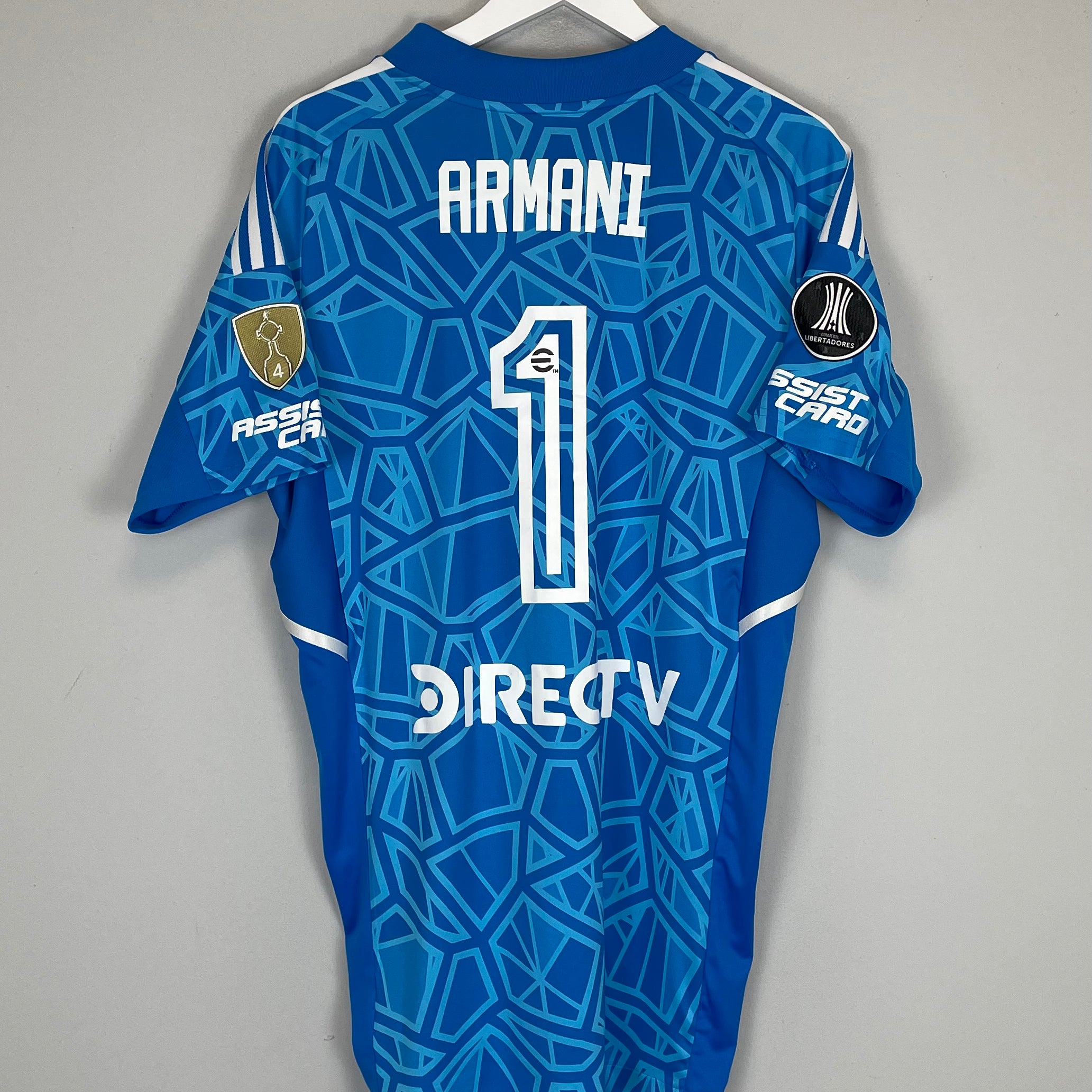 Shop 2022/23 RIVER PLATE ARMANI #1 GK SHIRT (L) ADIDAS, classic football shirts, vintage football shirts & retro soccer jerseys at Cult Kits