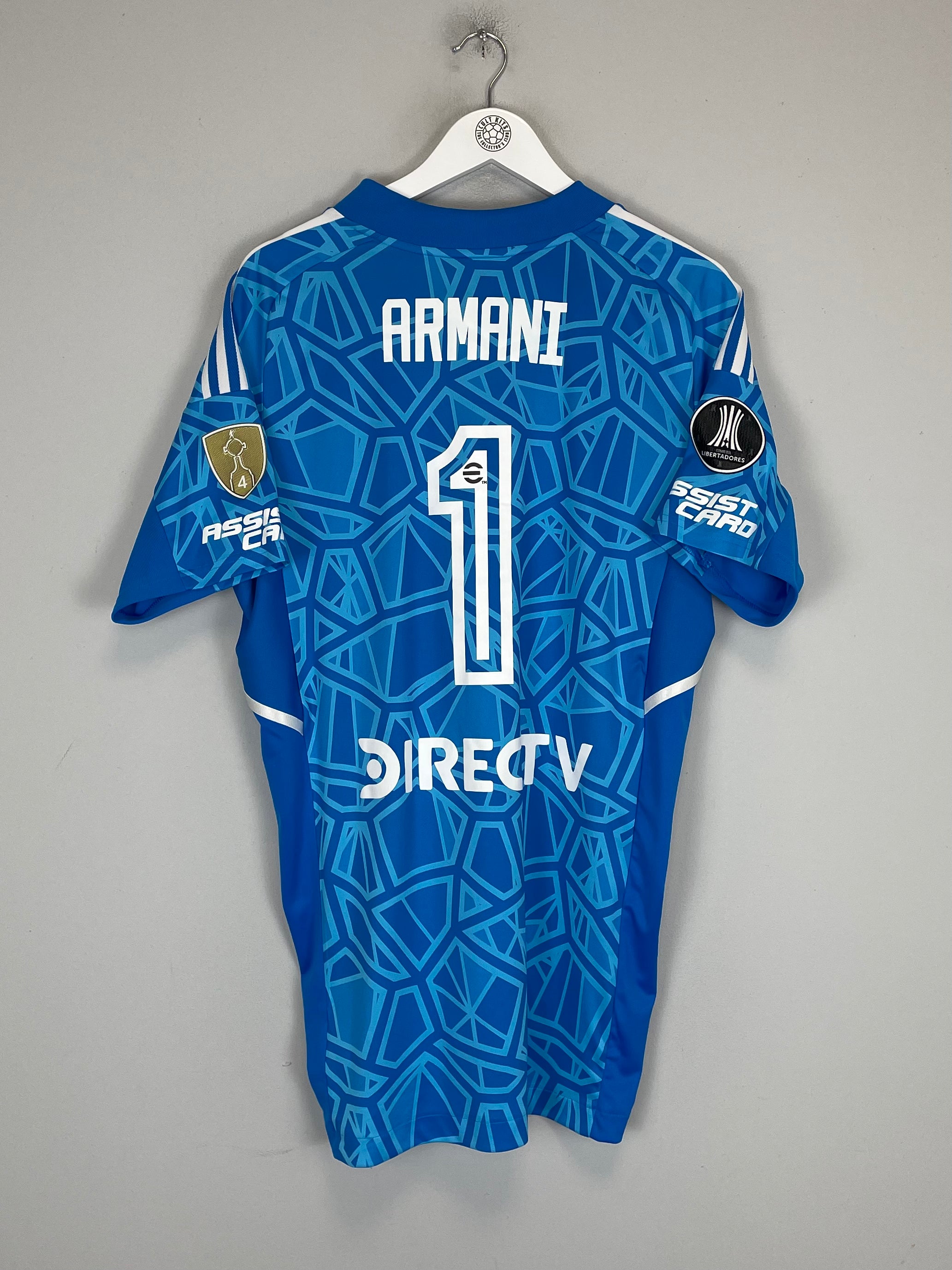 Shop 2022/23 RIVER PLATE ARMANI #1 GK SHIRT (L) ADIDAS, classic football shirts, vintage football shirts & retro soccer jerseys at Cult Kits