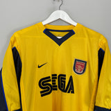 Shop 1999/01 ARSENAL AWAY SHIRT (L) NIKE, classic football shirts, vintage football shirts & retro soccer jerseys at Cult Kits