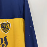 Shop 1998/00 BOCA JUNIORS #8 L/S HOME SHIRT (L) NIKE, classic football shirts, vintage football shirts & retro soccer jerseys at Cult Kits