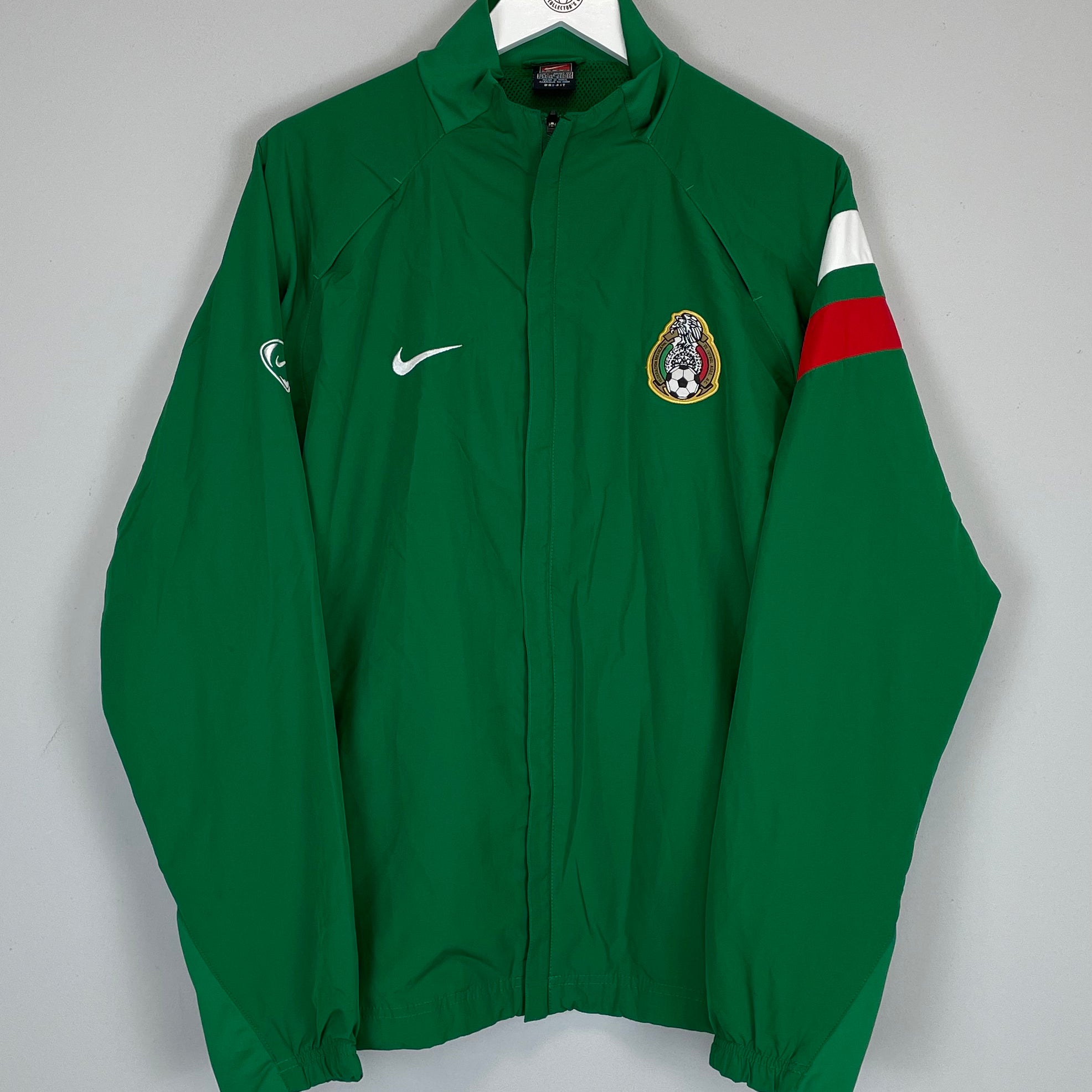 Shop 2006/07 MEXICO TRACK JACKET (L) NIKE, classic football shirts, vintage football shirts & retro soccer jerseys at Cult Kits
