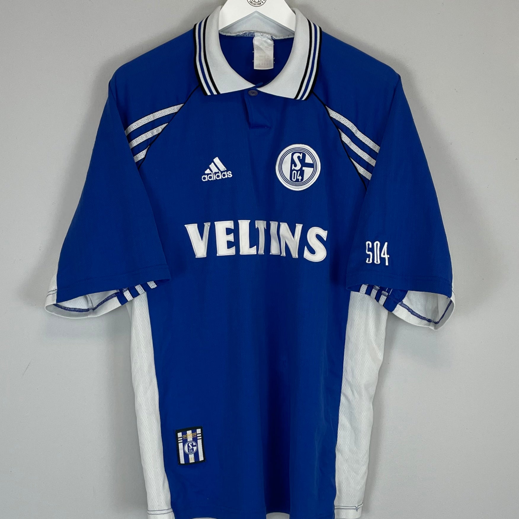 Shop 1998/00 SCHALKE HOME SHIRT (XL) ADIDAS, classic football shirts, vintage football shirts & retro soccer jerseys at Cult Kits