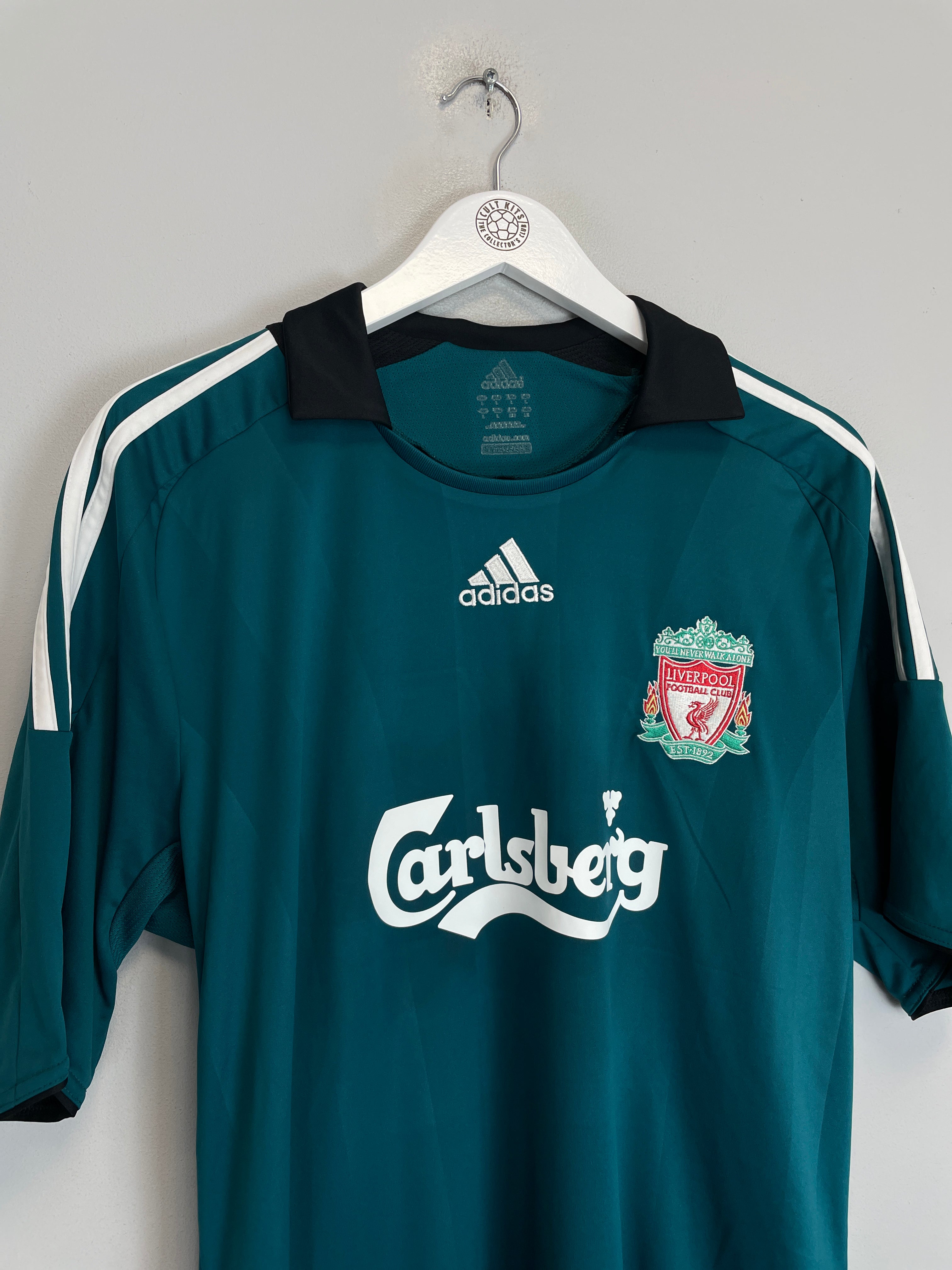 Shop 2007/08 LIVERPOOL ALONSO #14 THIRD SHIRT (L) ADIDAS, classic football shirts, vintage football shirts & retro soccer jerseys at Cult Kits