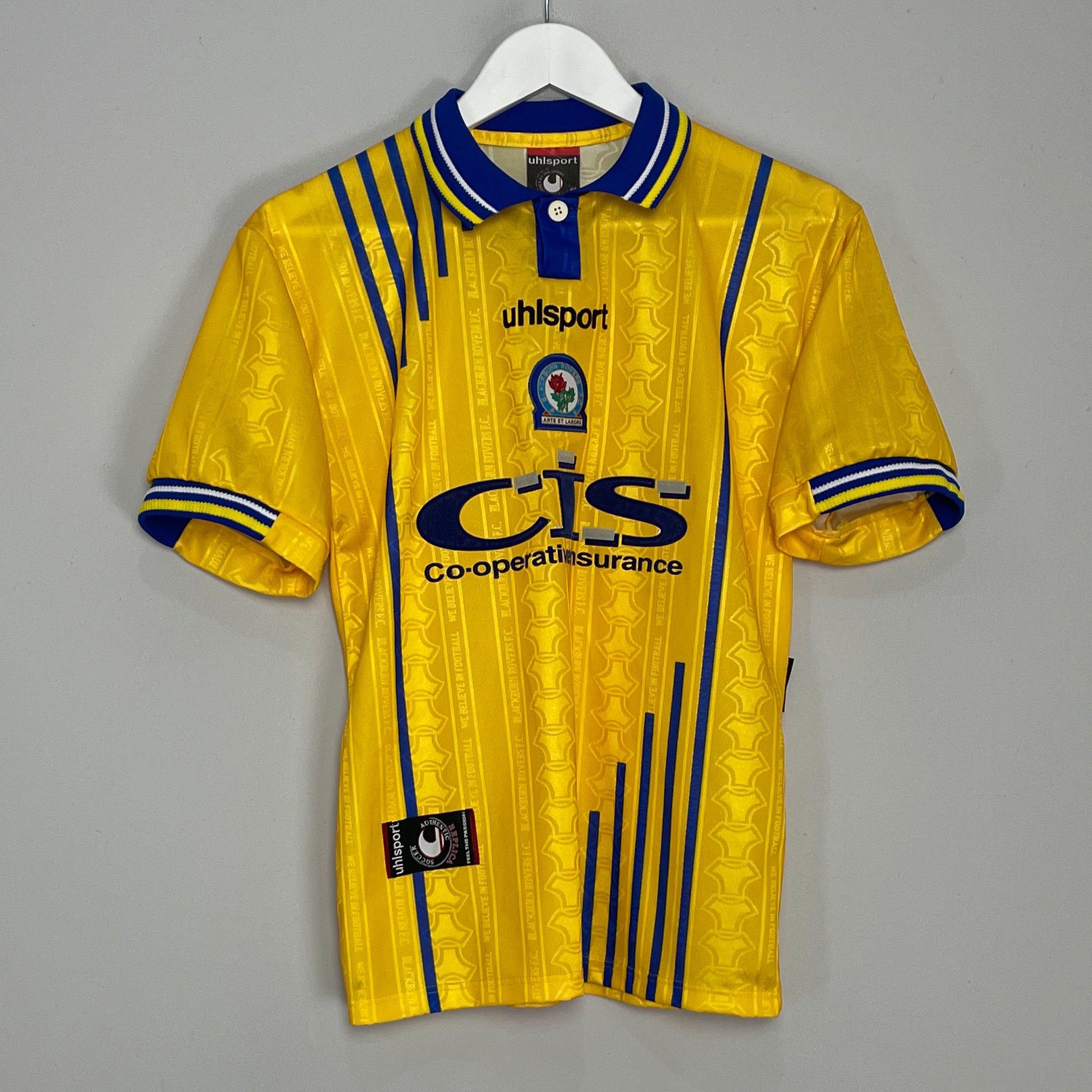 Shop 1998/99 BLACKBURN ROVERS AWAY SHIRT (S) UMBRO, classic football shirts, vintage football shirts & retro soccer jerseys at Cult Kits