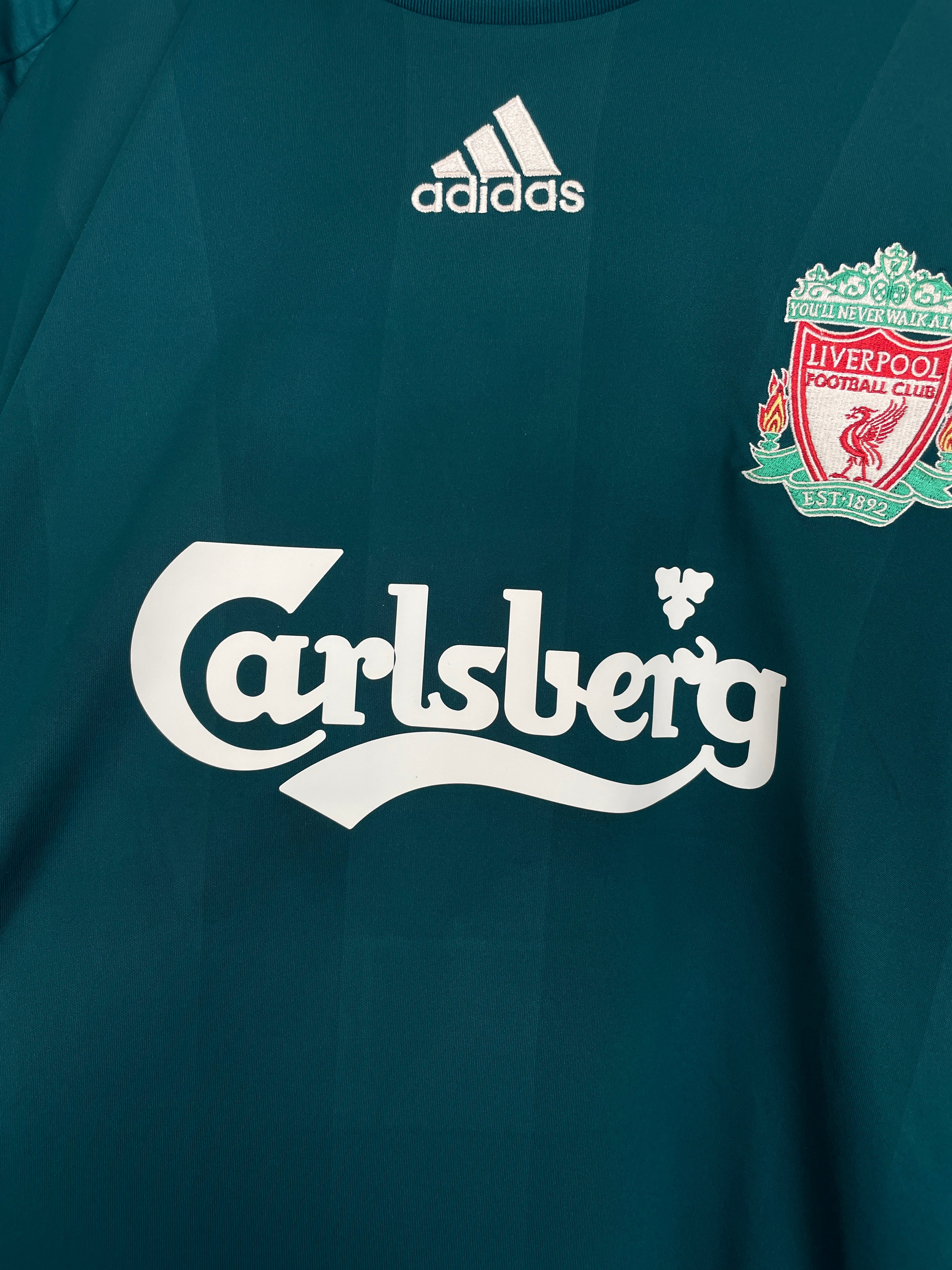 Shop 2007/08 LIVERPOOL ALONSO #14 THIRD SHIRT (L) ADIDAS, classic football shirts, vintage football shirts & retro soccer jerseys at Cult Kits