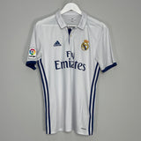 Shop 2016/17 REAL MADRID RONALDO #7 HOME SHIRT (M) ADIDAS, classic football shirts, vintage football shirts & retro soccer jerseys at Cult Kits