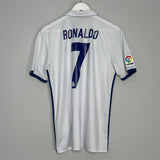 Shop 2016/17 REAL MADRID RONALDO #7 HOME SHIRT (M) ADIDAS, classic football shirts, vintage football shirts & retro soccer jerseys at Cult Kits