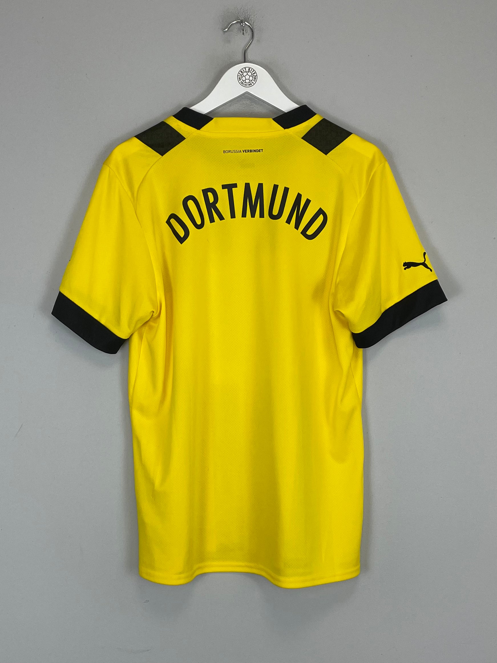 Shop 2022/23 DORTMUND HOME SHIRT (L) PUMA, classic football shirts, vintage football shirts & retro soccer jerseys at Cult Kits