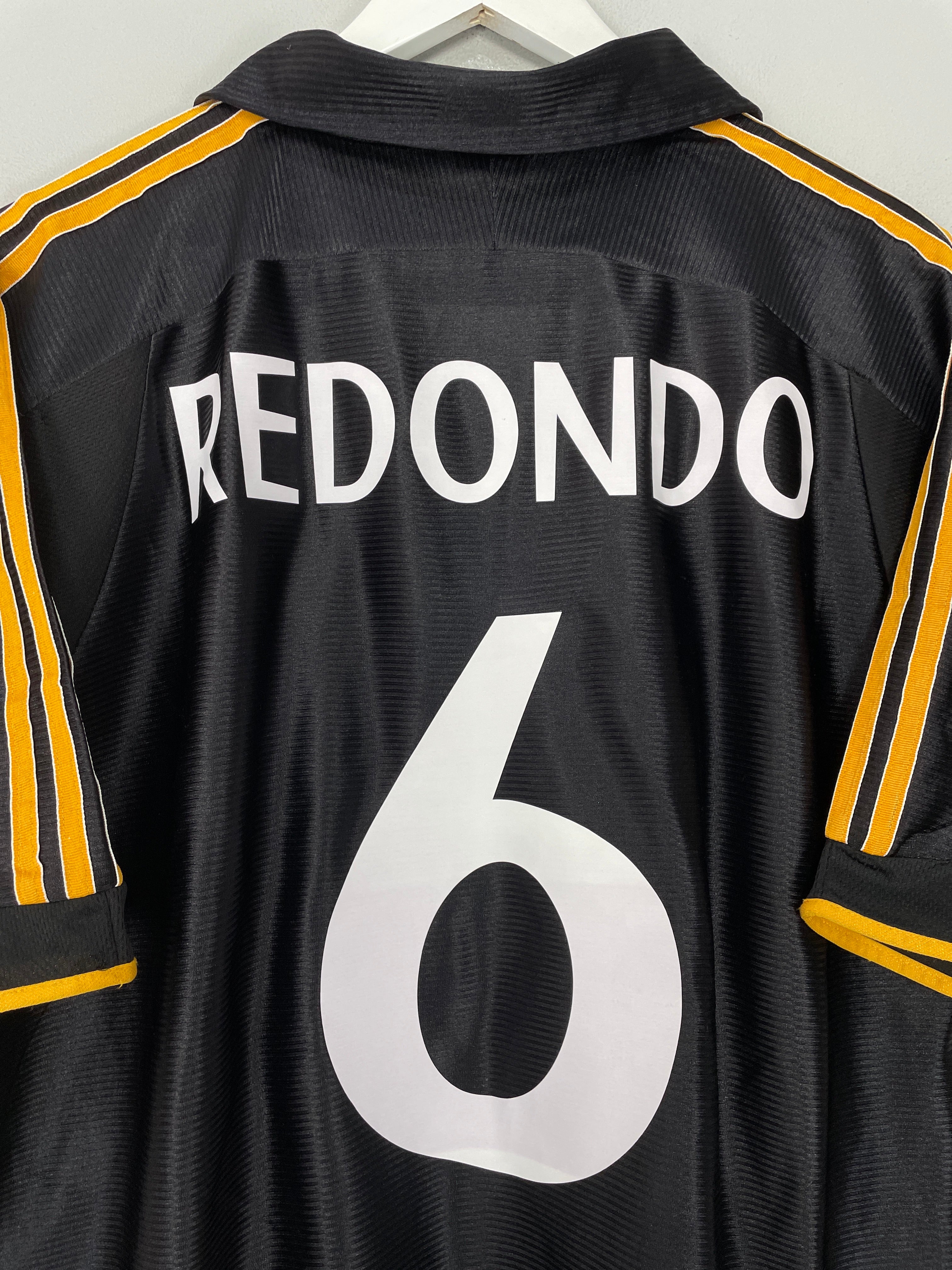 Shop 1999/01 REAL MADRID REDONDO #6 AWAY SHIRT (XL) ADIDAS, classic football shirts, vintage football shirts & retro soccer jerseys at Cult Kits