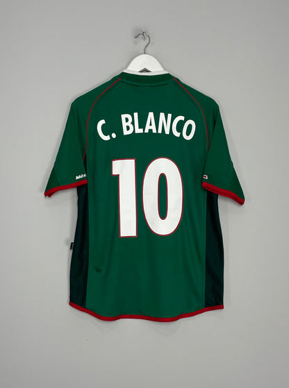 2001/02 MEXICO C.BLANCO #10 HOME SHIRT (M) ATLETICA