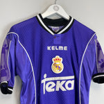 Shop 1997/98 REAL MADRID RAUL #7 AWAY SHIRT (S) KELME, classic football shirts, vintage football shirts & retro soccer jerseys at Cult Kits