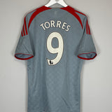 Shop 2008/09 LIVERPOOL TORRES #9 AWAY SHIRT (L) ADIDAS, classic football shirts, vintage football shirts & retro soccer jerseys at Cult Kits