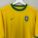 Shop 2000/02 BRAZIL HOME SHIRT (L) NIKE, classic football shirts, vintage football shirts & retro soccer jerseys at Cult Kits