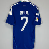 2008/09 REAL MADRID RAUL #7 AWAY SHIRT (M) ADIDAS