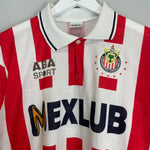Shop 1995/96 CHIVAS GUADALAJARA HOME SHIRT (L) ABA SPORTS, classic football shirts, vintage football shirts & retro soccer jerseys at Cult Kits