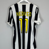 2009/10 JUVENTUS NEDVED #11 HOME SHIRT (L) NIKE