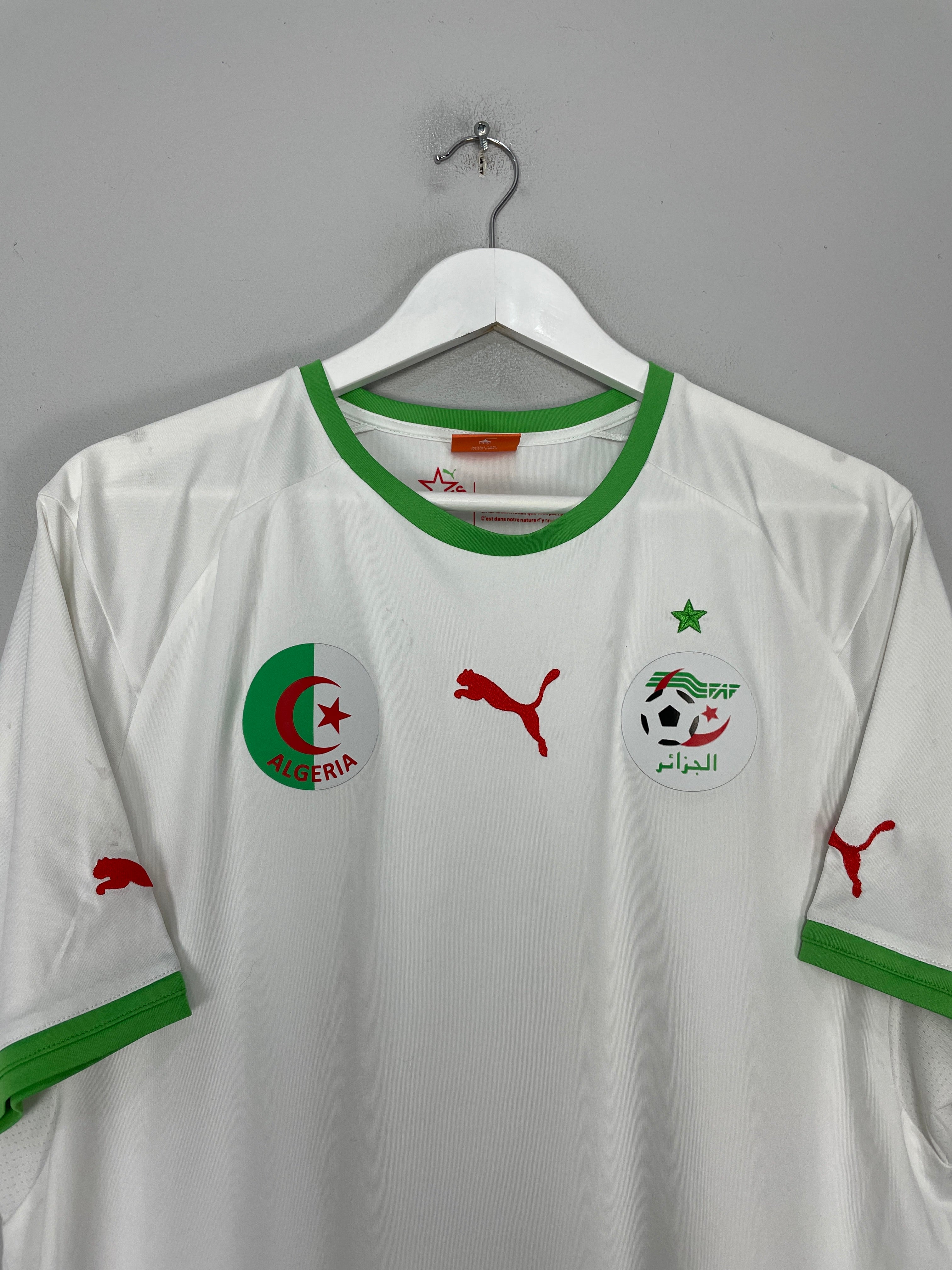 Shop 2014/15 ALGERIA HOME SHIRT (XL) PUMA, classic football shirts, vintage football shirts & retro soccer jerseys at Cult Kits