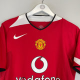2004/06 MANCHESTER UNITED ROONEY #8 HOME SHIRT (S) NIKE