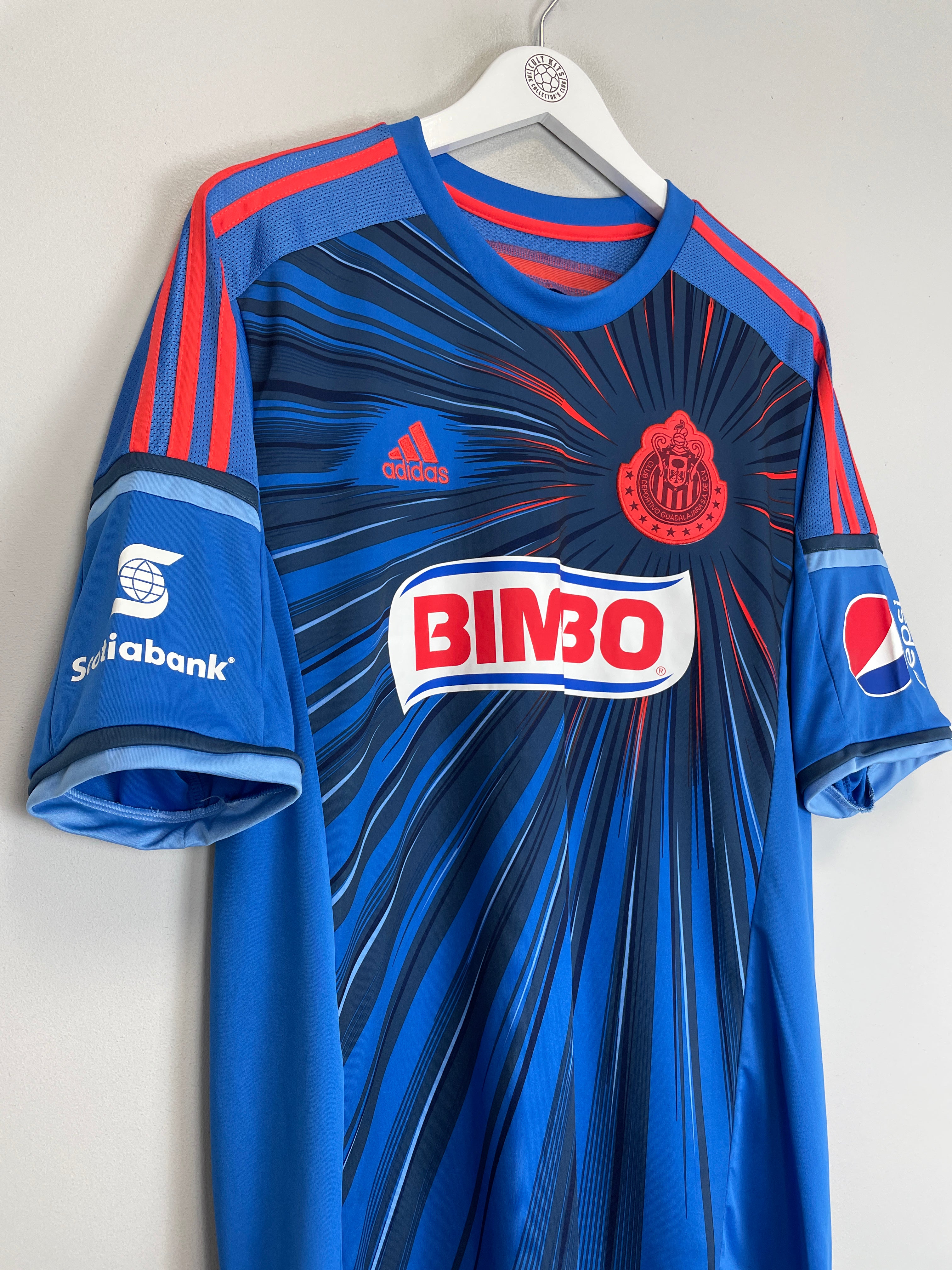 Shop 2013/14 CHIVAS GUADALAJARA THIRD SHIRT (XL) ADIDAS, classic football shirts, vintage football shirts & retro soccer jerseys at Cult Kits